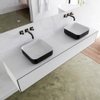 MONDIAZ LAGOM 180cm badmeubel solid surface urban 2 lades Wastafel BINX opzetkom dubbel zonder kraangat SW409348 MONDIAZ LAGOM 180cm badmeubel solid surface urban 2 lades Wastafel BINX opzetkom dubbel zonder kraangat SW409348