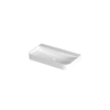 INK Duomo Lavabo - 80x45x10cm - posé - coins arrondis - 1 trou de robinet - polystone - blanc mat SW1406015