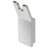 Haceka Aline Patère - double - aluminium brossé SW654138
