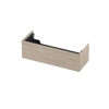 INK Wastafelonderkast - 120x45x37.6cm - 1 lade - push to open - MFC - Ivoor eiken SW798168