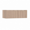 H&R Badmeubelen Juice Wastafelonderkast - 120x45x40cm - rechterhoek afgerond - 3D-front - 1 lade - geïntegreerde greep - rockford oak SW1259817