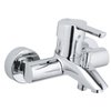 Grohe Feel Mitigeur bain mural avec inverseur et raccords chrome SW94445 Grohe Feel Mitigeur bain mural avec inverseur et raccords chrome SW94445