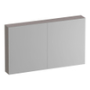 BRAUER Impress armoire de toilette – 119 x 70 x 15 cm – 2 portes, portes-miroir double face – Timber Greige SW1199000