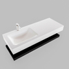 MONDIAZ ALAN 120cm badmeubel solid surface planchet urban Vrijhangende wastafel cloud links 1 kraangat kleur talc SW408668 MONDIAZ ALAN 120cm badmeubel solid surface planchet urban Vrijhangende wastafel cloud links 1 kraangat kleur talc SW408668