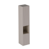 Thebalux Modena Hoge Kast - 36x35x165cm - rechts draaiend - 2 deuren - push open - Sahara Sand SW1239540