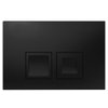 Saniclass bedieningplaat met dualflush frontbediening voor Geberit UP100 inbouwreservoir 24.6x16.4cm mat zwart SW522618 Saniclass bedieningplaat met dualflush frontbediening voor Geberit UP100 inbouwreservoir 24.6x16.4cm mat zwart SW522618