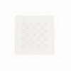 Grille d'évacuation 13,1 x 13,1 cm blanc mat SW543418