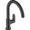 Hansgrohe Vernis Mitigeur de cuisine bec pivotant mat noir SW651654