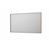 INK SP32 miroir - 140x4x80cm rectangulaire dans cadre en acier incluant LED indirecte - chauffage - changement de couleur - dimmable et interrupteur - cuivre brossé SW955846