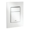 Grohe Skate cosmopolitan 2-knops S-size bedieningsplaat wit SW107662 Grohe Skate cosmopolitan 2-knops S-size bedieningsplaat wit SW107662