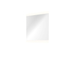 INK Spiegel - 60x3x60cm - LED horizontaal - boven en onder - indirect aluminium Spiegel SW353201