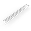 Stelrad bovenrooster voor radiator 110x6.3cm type 11 110x6.3cm Staal Wit glans SW202139