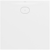 Villeroy & Boch Ecora douchebak - 100x100x3.5cm - afvoer korte zijde - stone white (wit) SW1558927