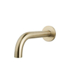 Wiesbaden Caral Baduitloop rond - 20cm 1/2" - PVD - geborsteld messing (goud) SW373441