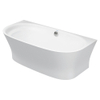 Duravit Cape cod Kunststof bad acryl - back-to-wall - 190x90x64cm - met aangevormd paneel - glans wit 0300898