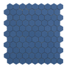 SAMPLE By Goof mozaiek hexagon marine blue Wandtegel Mozaiek Mat Blauw SW735624