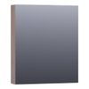 Saniclass Plain Spiegelkast 59x70x15cm Legno Viola Linksdraaiend SW393120 Saniclass Plain Spiegelkast 59x70x15cm Legno Viola Linksdraaiend SW393120