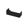 INK Wastafelonderkast - 120x45x37.6cm - 1 lade - push to open - met recht opdekfront - MDF lak - Mat zwart SW439286