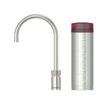 Quooker BE Nordic Round kokendwaterkraan - draaibare uitloop - PRO3 reservoir - Warm / kokend water - RVS SW795635