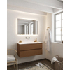 Mondiaz VICA ensemble de meuble de salle de bain - 100cm - meuble sous-vasque reposant - 2 tiroirs - lavabo moon milieu - sans trou de robinet version XL 60cm de haut SW1089667