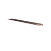 Hotbath &MORE Planchet - 80cm - inclusief bevestigings rails - 1 uitsparing - voor zeepdispenser of beker - PVD - geborsteld koper SW1245960