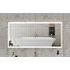 H&R Badmeubelen Mikado spiegel – 160x70 cm – indirecte LED rondom – spiegelverwarming – Zilver SW997265