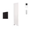 Sanicare HVS Denso Elektrische Radiator - 180x40cm - 948W - met afstandsbediening - thermostaat - chroom - linksonder - wit SW1210865