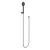 IVY handdoucheset - 1 stand - met glijstang - PVD - geborsteld metal black (antraciet) SW1031648