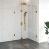 Saniclass Create Douchecabine 3-delig 90x200x100cm profielloos met antikalk en 8mm veiligheidsglas Goud geborsteld SW638585 Saniclass Create Douchecabine 3-delig 90x200x100cm profielloos met antikalk en 8mm veiligheidsglas Goud geborsteld SW638585