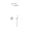 Hotbath Get Together complete thermostatische douche inbouwset Laddy R met 2 weg stop omstel staafmodel wandarm hoofddouche 25cm geborsteld nikkel SW440389 Hotbath Get Together complete thermostatische douche inbouwset Laddy R met 2 weg stop omstel staafmodel wandarm hoofddouche 25cm geborsteld nikkel SW440389
