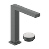 Hansgrohe Tecturis E wastafelkraan - model 150 - met waste - brushed black chrome (zwart) SW1566496