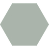 SAMPLE Cifre Cerámica Hexagon Timeless Carrelage mural et sol - Vert mat SW736056