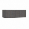 H&R Badmeubelen Juice Wastafelonderkast - 120x45x40cm - rechterhoek afgerond - 3D-front - 1 lade - geïntegreerde greep - wenge SW1259882