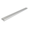BRAUER Poignée de meuble en applique - 32cm - modèle A - matériau inox - aluminium SW8575
