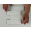 SAMPLE Terravito Nocino wandtegel - 6x18.6cm - White glans (wit) SW1221469