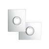 Grohe Skate WC bedieningsplaat enkele spoeling verticaal/horizontaal chroom 0729132 Grohe Skate WC bedieningsplaat enkele spoeling verticaal/horizontaal chroom 0729132
