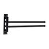 Best Design Nero Estana Porte-serviette 2 bras Noir mat SW487038 Best Design Nero Estana Porte-serviette 2 bras Noir mat SW487038