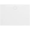 Villeroy & Boch Ecora douchebak - 140x100x3.5cm - afvoer lange zijde - stone white (wit) SW1558964