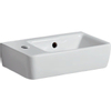 Geberit Renova Compact lave-mains - 40x25x15cm - rectangulaire - trou robinet gauche - blanc SW417264