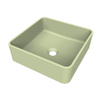 Arcqua Case vasque à poser - carrée - 37x37cm - vert pastel mat SW1209058