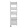 Sanicare Lumara Elektrische Radiator - 170x50cm - 1026W - chrome thermostaat - linksonder - aluminium - mat wit SW1581508