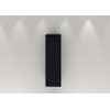 H&R badmeubelen Juice Hoge Kast - 40x35x130cm - met ronde hoeken - 1 deur - rechtsdraaiend - antraciet mat SW875259