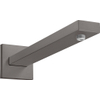 Hansgrohe douchearm - 38.9cm - wand - brushed black chrome (zwart) SW528973