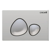 Creavit Plaque de commande - boutons de forme organique - chrome SW1172843