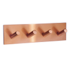Smedbo Deurhaak Zelfklevend Vierkant 18x4.5cm 4 haken Geborsteld Koper SW421860 Smedbo Deurhaak Zelfklevend Vierkant 18x4.5cm 4 haken Geborsteld Koper SW421860