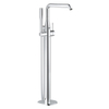 GROHE Essence New Partie apparente robinet de baignoire autoportant - inverseur - bec pivotant 27,7 cm - douchette à main - flexible de douche - chrome 0442596