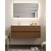 MONDIAZ VICA 120cm badmeubel rust 4 lades wastafel cloud links met 1 kraangat SW411146 MONDIAZ VICA 120cm badmeubel rust 4 lades wastafel cloud links met 1 kraangat SW411146
