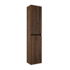 Saniclass Chaci Armoire haute - 140x35x27cm - 2 portes - noyer SW1212789