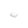 INK Enzo large waskom - 46x32x14cm Opbouw ovaal porselein - mat wit SW956146