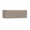 H&R Badmeubelen Juice Wastafelonderkast - 120x45x40cm - rechterhoek afgerond - 3D-front - 1 lade - geïntegreerde greep - olive SW1259851